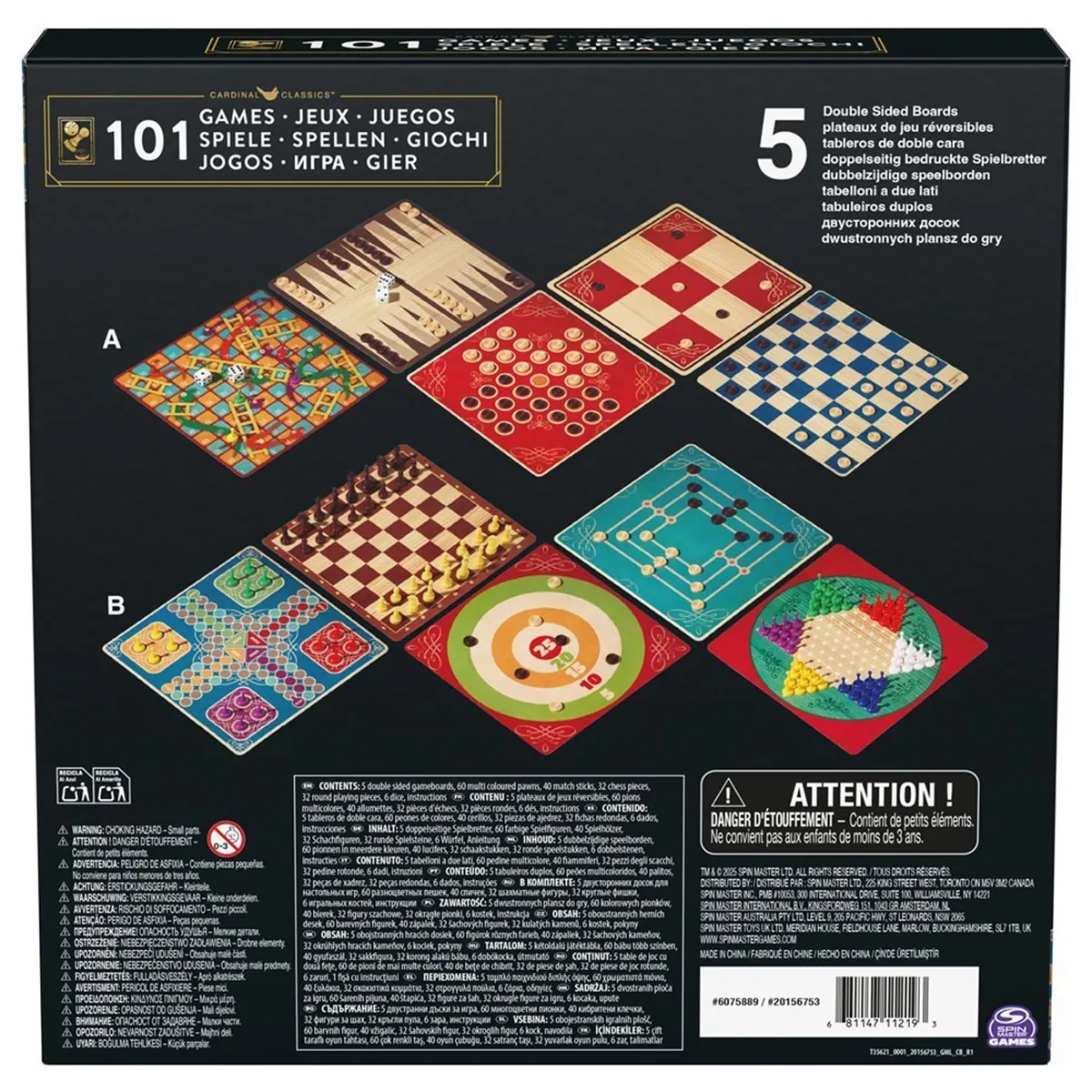 JUEGO DE MESA 101 JUEGOS DE MESA CLÁSICO - 2