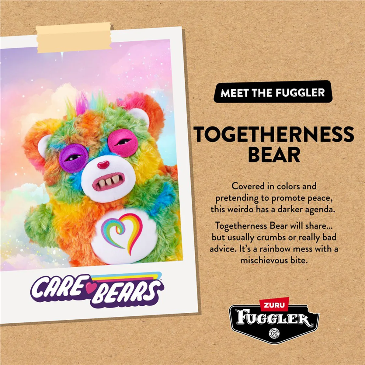 PELUCHE FUGGLERS OSITOS CARIÑOSITOS - CHEER BEAR 22 CM - 2