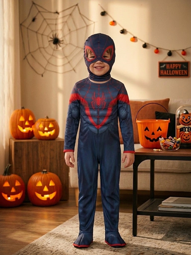 DISFRAZ PARA NIÑO SPIDERMAN MILES MORALES - 1