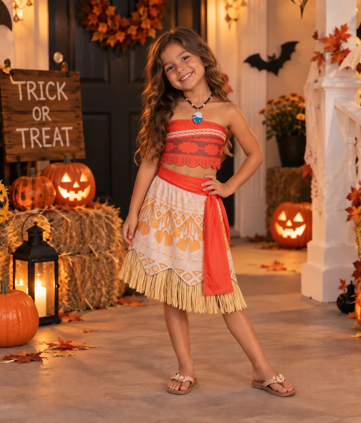 DISFRAZ PARA NIÑA MOANA - 1