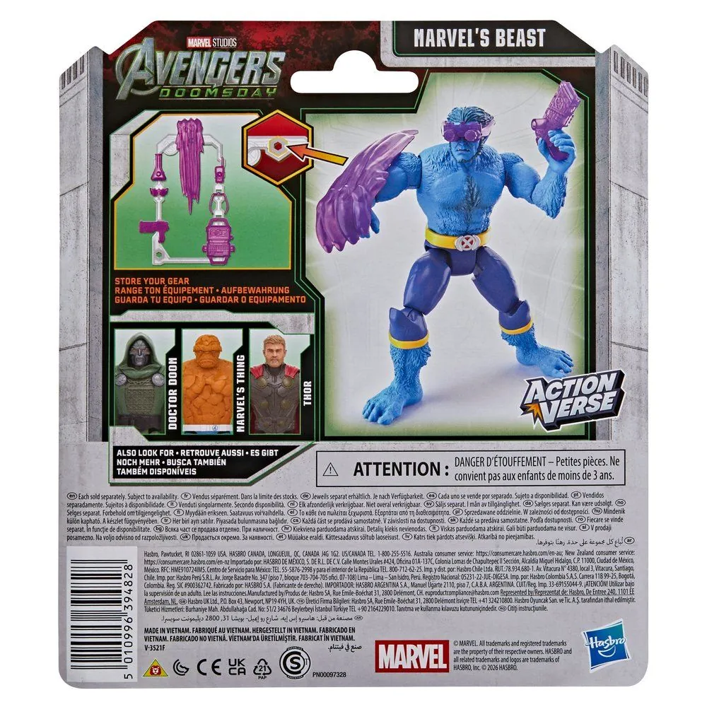 FIGURA DE ACCIÓN MARVEL AVENGERS: DOOMSDAY ACTIONVERSE BEAST - 4