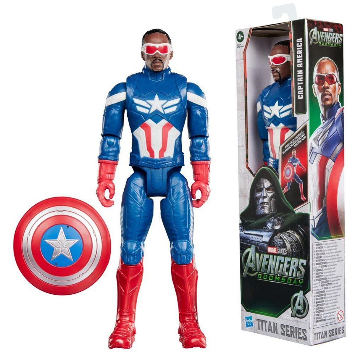 FIGURA DE ACCIÓN MARVEL AVENGERS: DOOMSDAY TITAN SERIES CAPITÁN AMÉRICA - 6