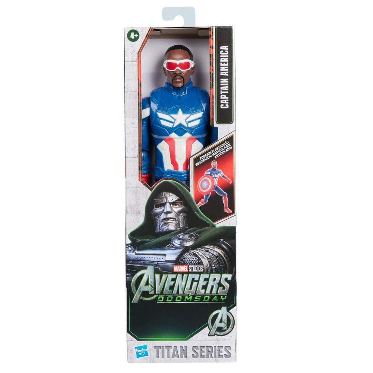 FIGURA DE ACCIÓN MARVEL AVENGERS: DOOMSDAY TITAN SERIES CAPITÁN AMÉRICA - 7