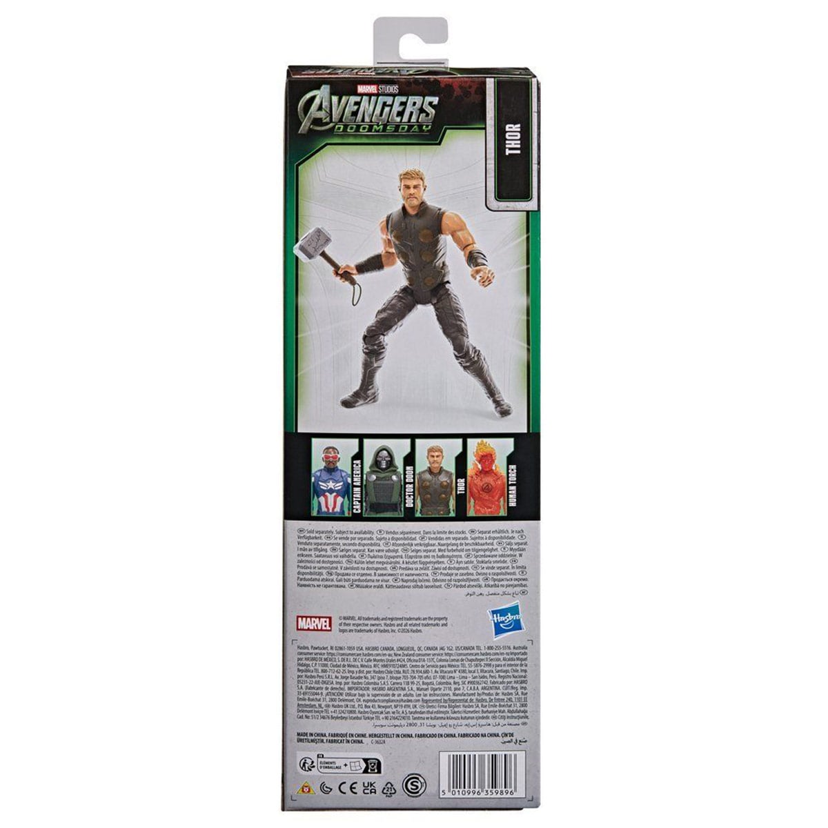 FIGURA DE ACCIÓN MARVEL AVENGERS: DOOMSDAY TITAN SERIES HUMAN TORCH - 5