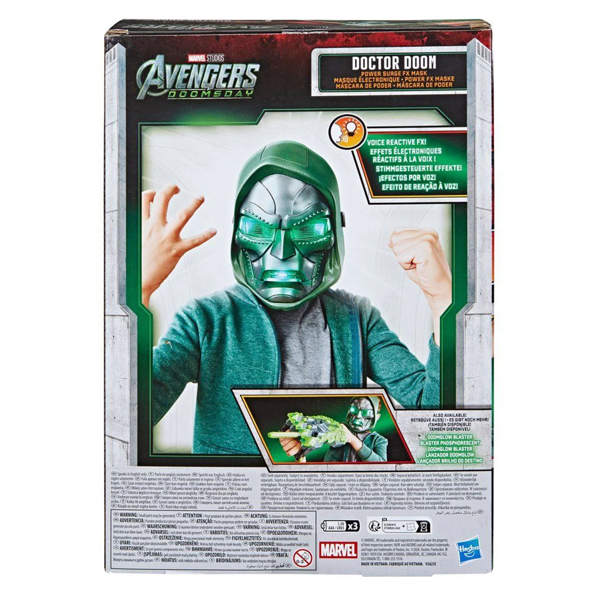 MÁSCARA ELECTRÓNICA MARVEL AVENGERS: DOOMSDAY DOCTOR DOOM - 4