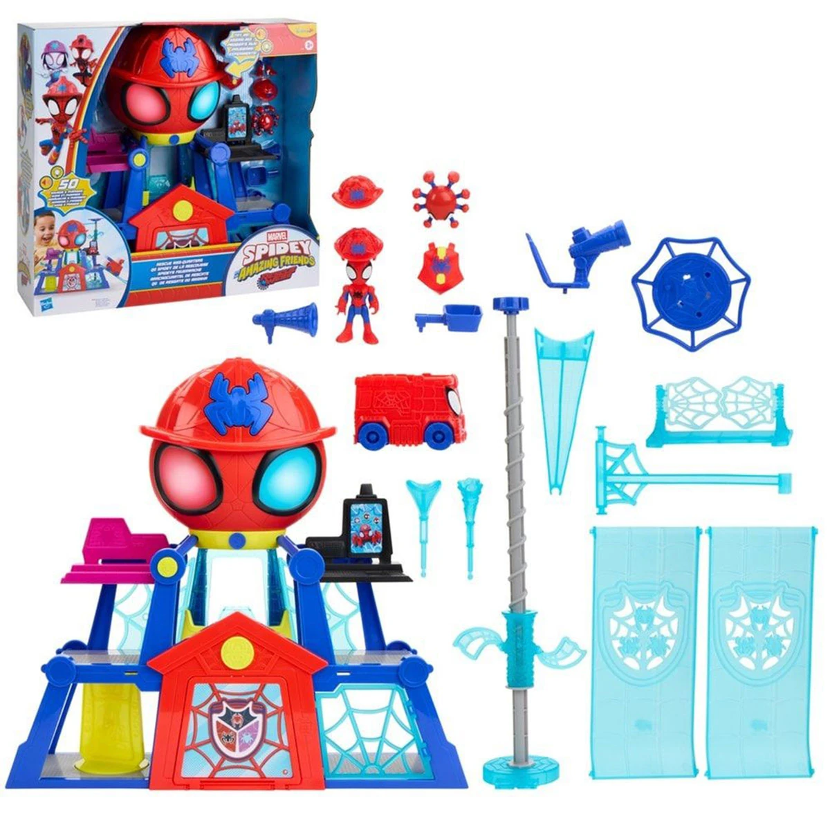 SET DE JUEGO SPIDEY AND HIS AMAZING FRIENDS RESCUE-WEBS ARACNOCUARTEL DE RESCATE - 2