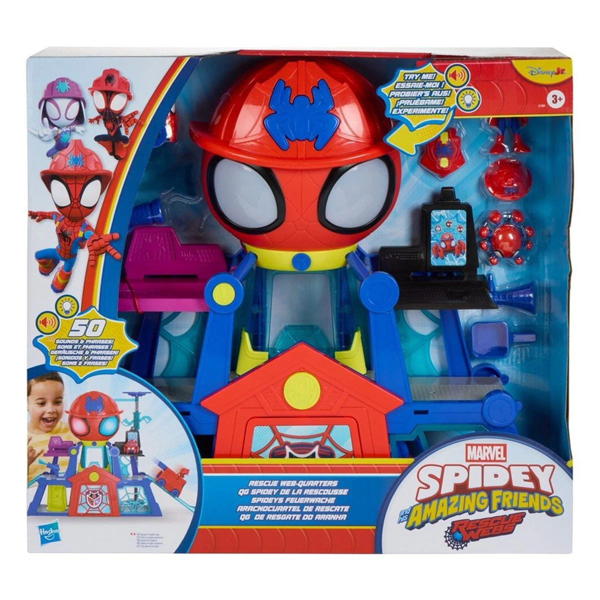SET DE JUEGO SPIDEY AND HIS AMAZING FRIENDS RESCUE-WEBS ARACNOCUARTEL DE RESCATE - 3