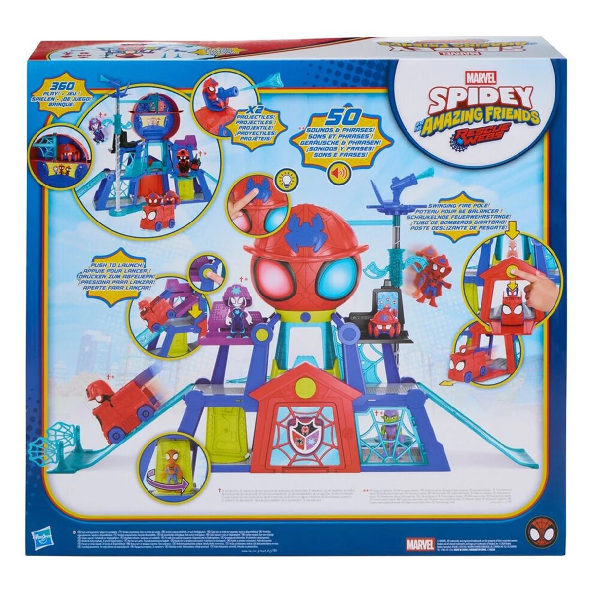 SET DE JUEGO SPIDEY AND HIS AMAZING FRIENDS RESCUE-WEBS ARACNOCUARTEL DE RESCATE - 4