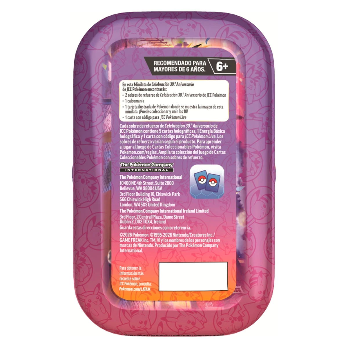 POKÉMON TCG 30TH ANNIVERSARY MINI TIN – ESPAÑOL - 14
