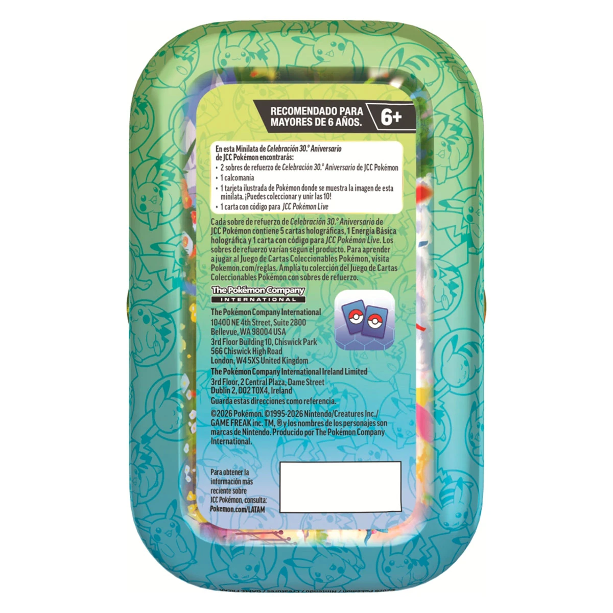 POKÉMON TCG 30TH ANNIVERSARY MINI TIN – ESPAÑOL - 15