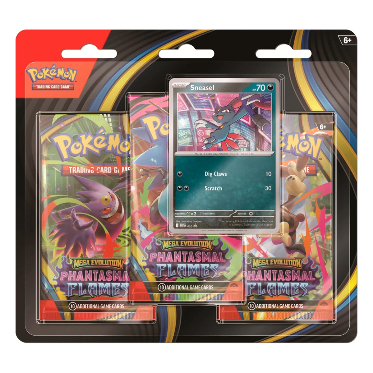 POKÉMON TCG PHANTASMAL FLAMES – PACK X3 SOBRES – ESPAÑOL - 1