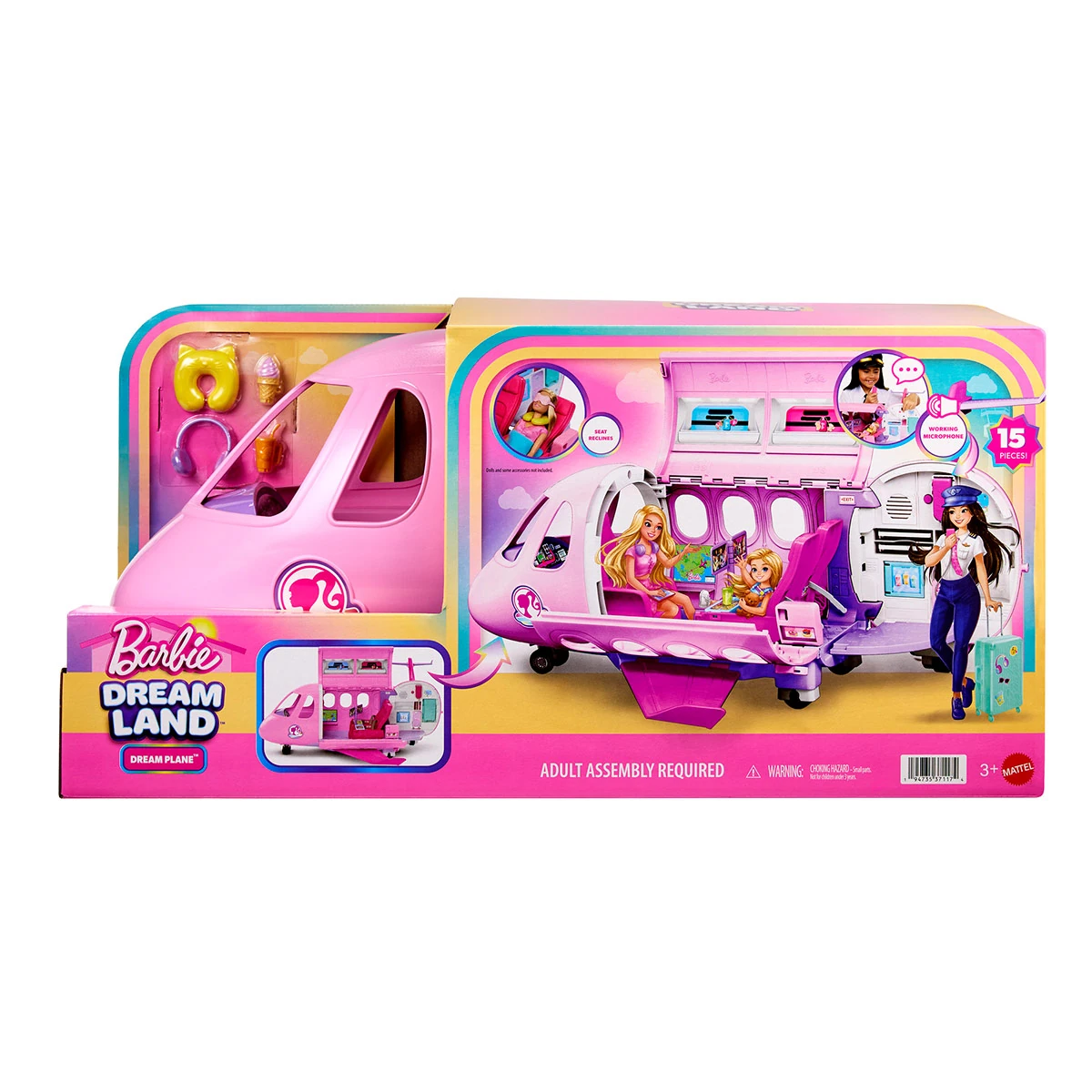 MUÑECA BARBIE DREAM LAND SET DE JUEGO AVIÓN DE LOS SUEÑOS - 10