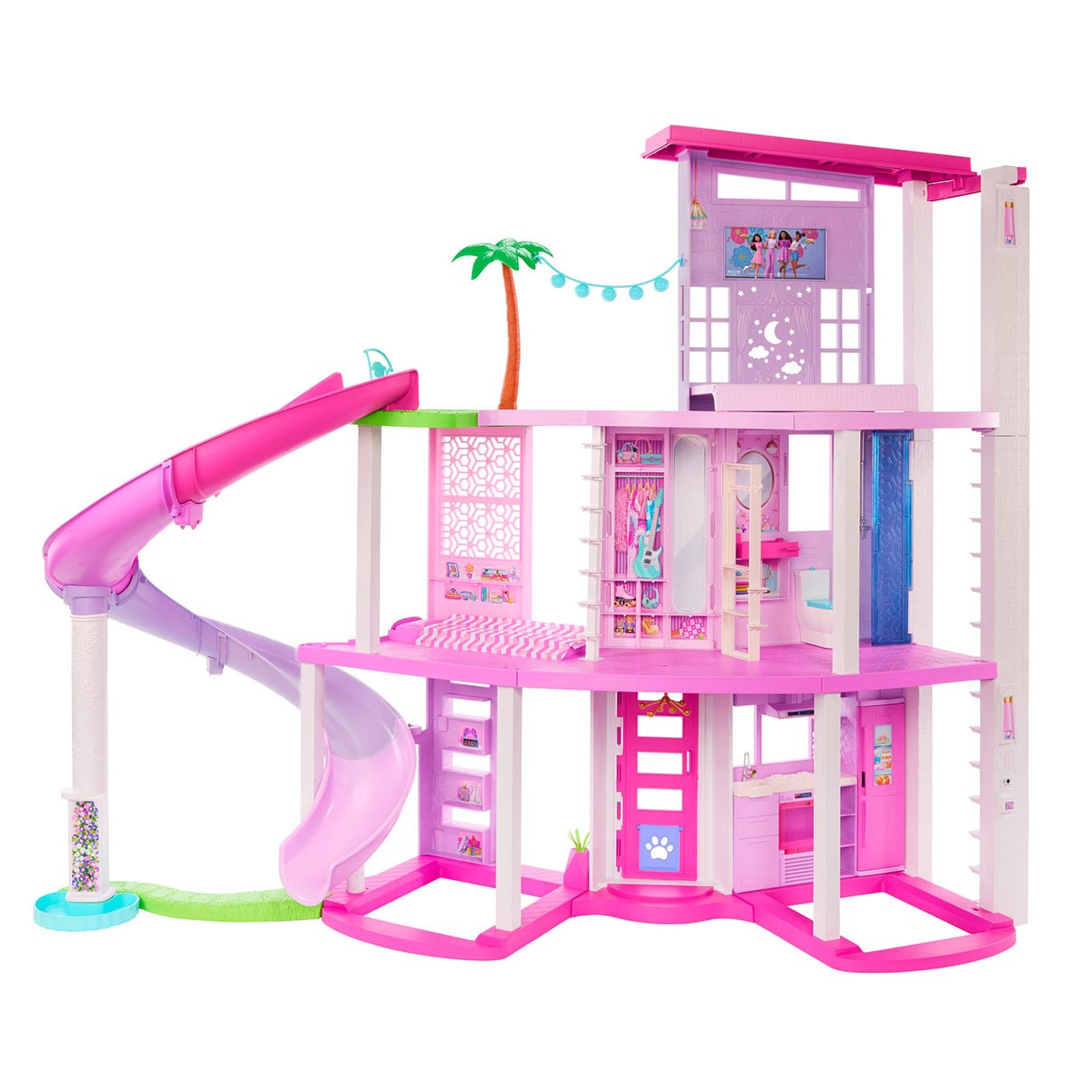 SET DE JUEGO BARBIE DREAM LAND CASA CON RESBALADILLA - 1