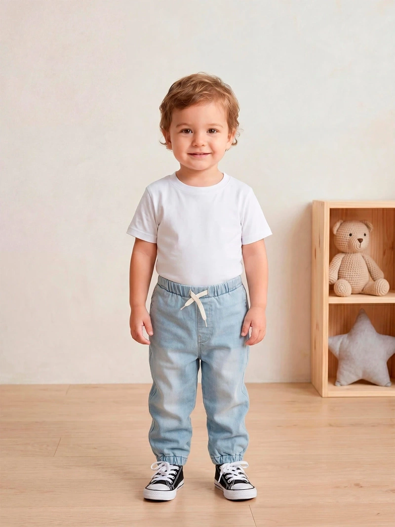 JEANS ALGODÓN JOGGER NIÑO BABY HARVEST - 1