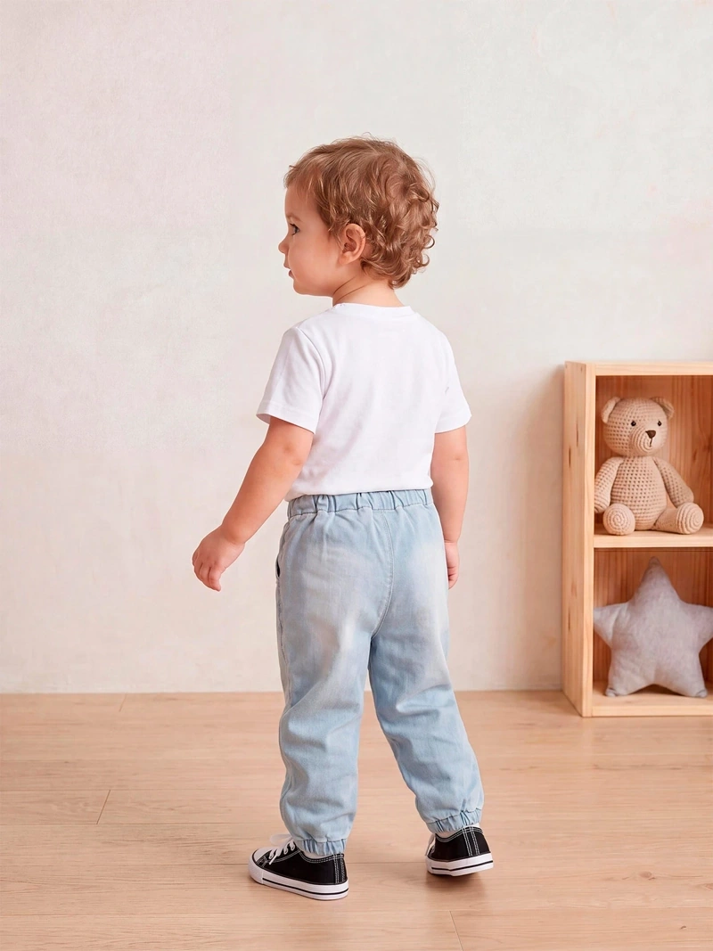 JEANS ALGODÓN JOGGER NIÑO BABY HARVEST - 2