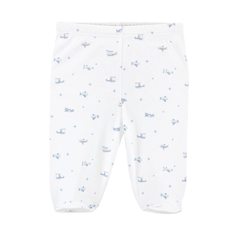 PACK 2 PANTALONES ALGODÓN PIMA NIÑO BABY CLUB CHIC BLANCO HAPPY FLIGHT - 2