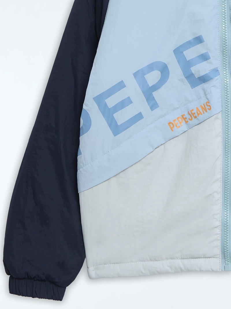 Chaqueta Para Niños Pepe Jeans Magnus - Impermeable, Con Capucha Y Acolchado Ligero, Hecha De Tela 100% Reciclada