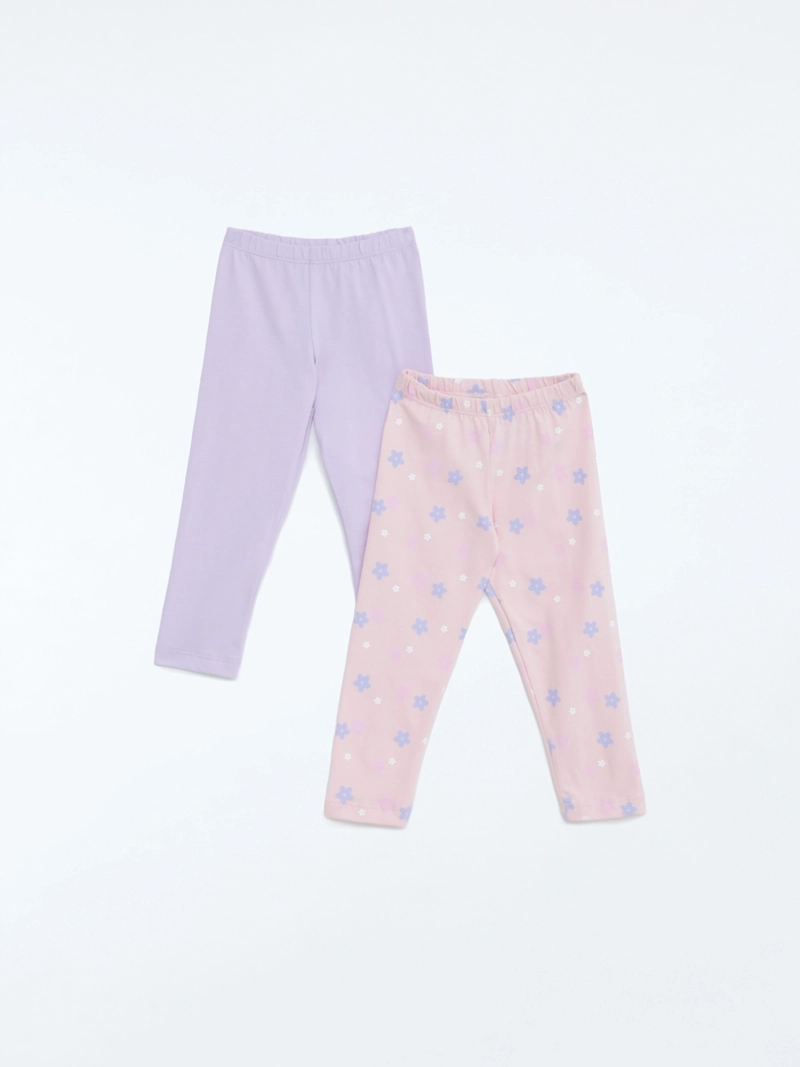 PACK X2 LEGGINS ALGODÓN NIÑA BABY HARVEST - 1