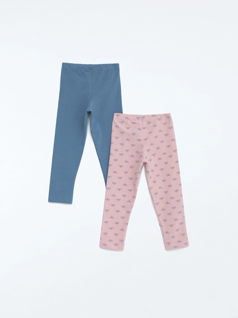 PACK X2 LEGGINS ALGODÓN NIÑA BABY HARVEST - 2