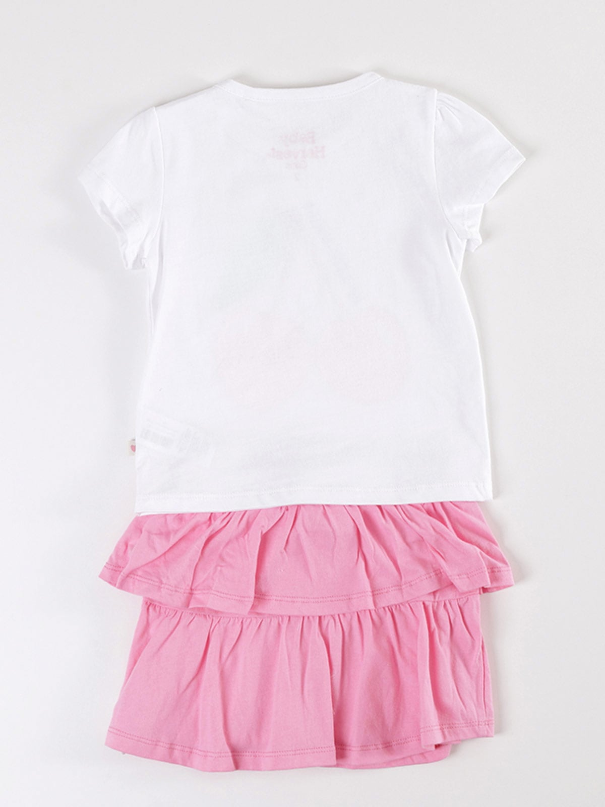CONJUNTO NEON ALGODÓN POLO + FALDA BEBE NIÑA BABY HARVEST - 6