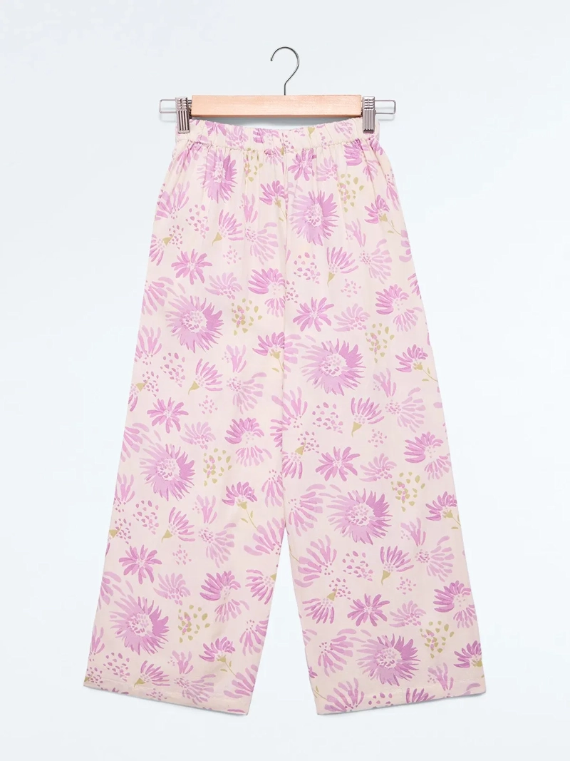 PANTALON NIÑA ANCHO ESTAMPADO COLLOKY - 1