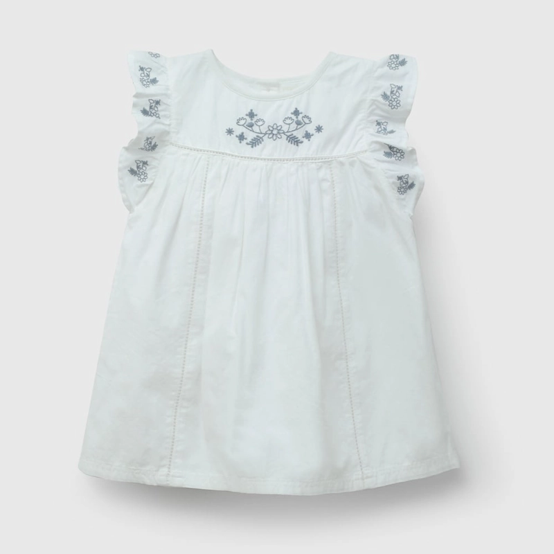 VESTIDO ALGODÓN BEBÉ NIÑA COLLOKY VEVL1809 - 1