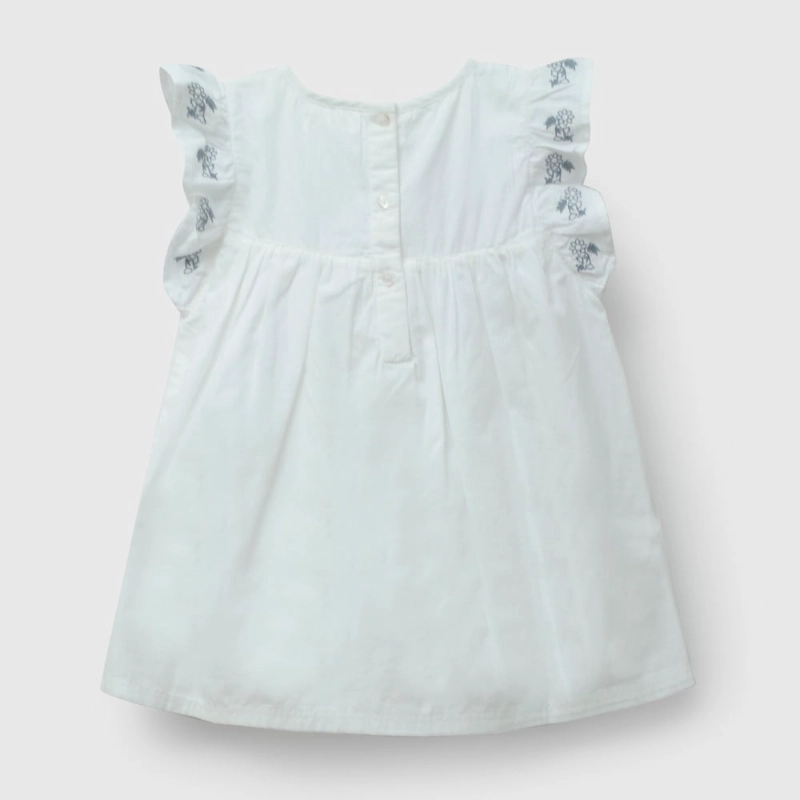 VESTIDO ALGODÓN BEBÉ NIÑA COLLOKY VEVL1809 - 2