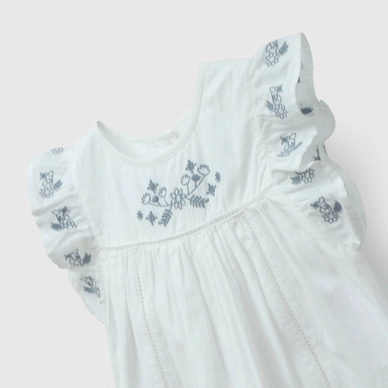 VESTIDO ALGODÓN BEBÉ NIÑA COLLOKY VEVL1809 - 3