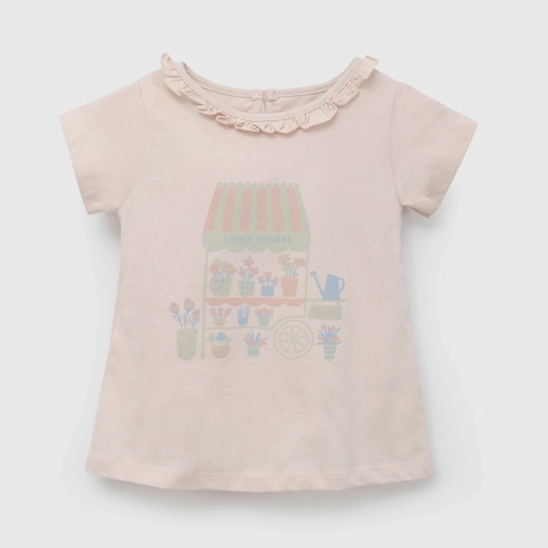 POLO BEBE NIÑA CARRITO DE FLORES COLLOKY - 1