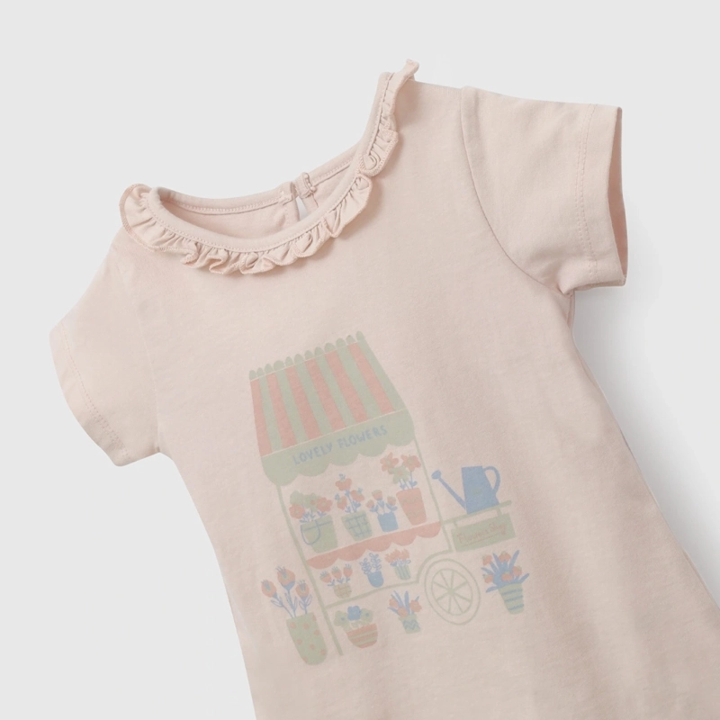 POLO BEBE NIÑA CARRITO DE FLORES COLLOKY - 3