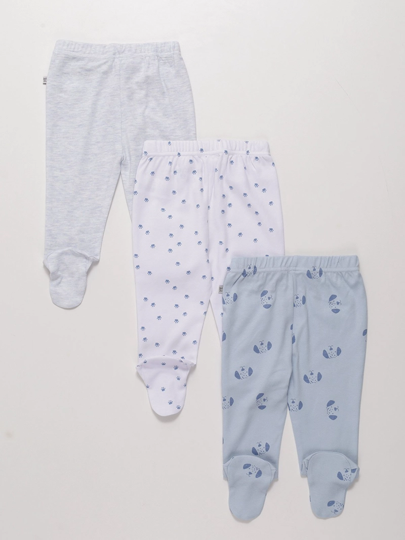 PACK X3 PANTALONES ALGODÓN BEBE NIÑO BABY HARVEST - 2