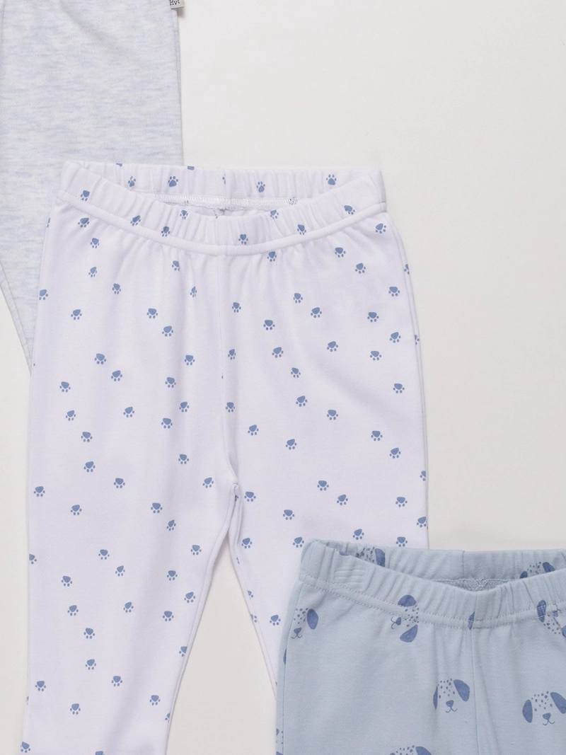 PACK X3 PANTALONES ALGODÓN BEBE NIÑO BABY HARVEST - 3