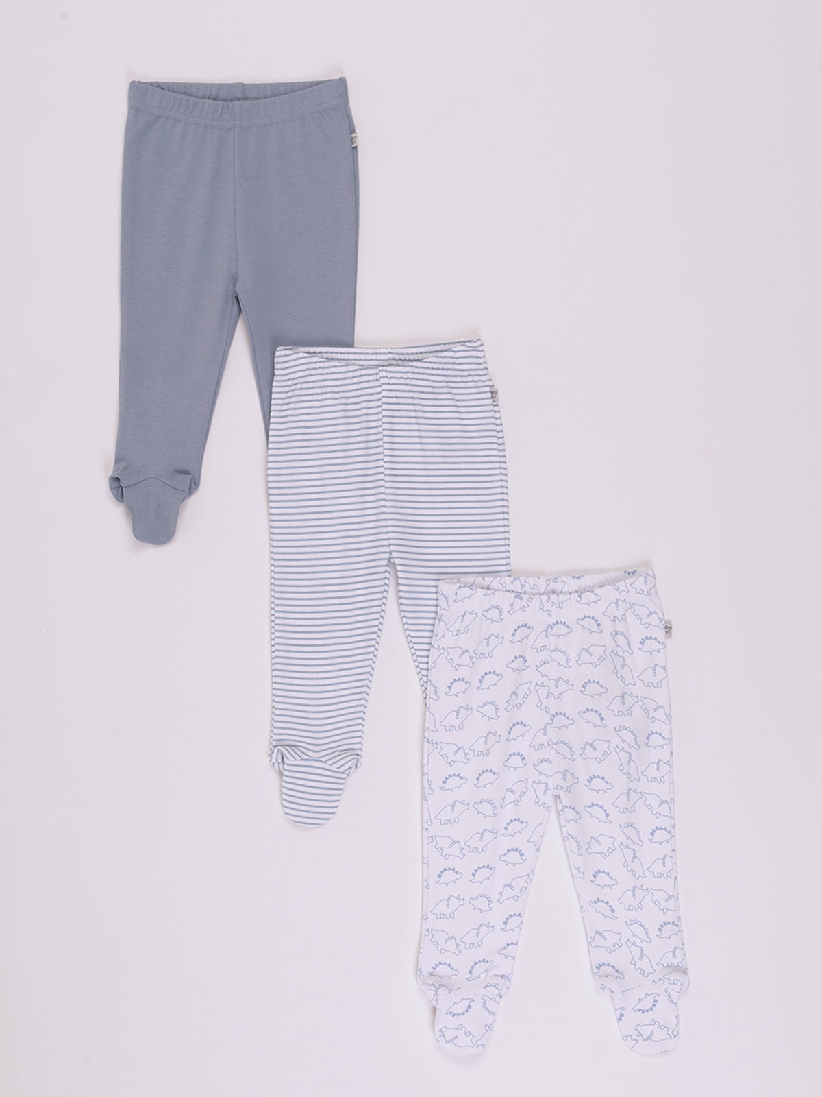 PACK X3 PANTALONES ALGODÓN BEBE NIÑO BABY HARVEST - 1