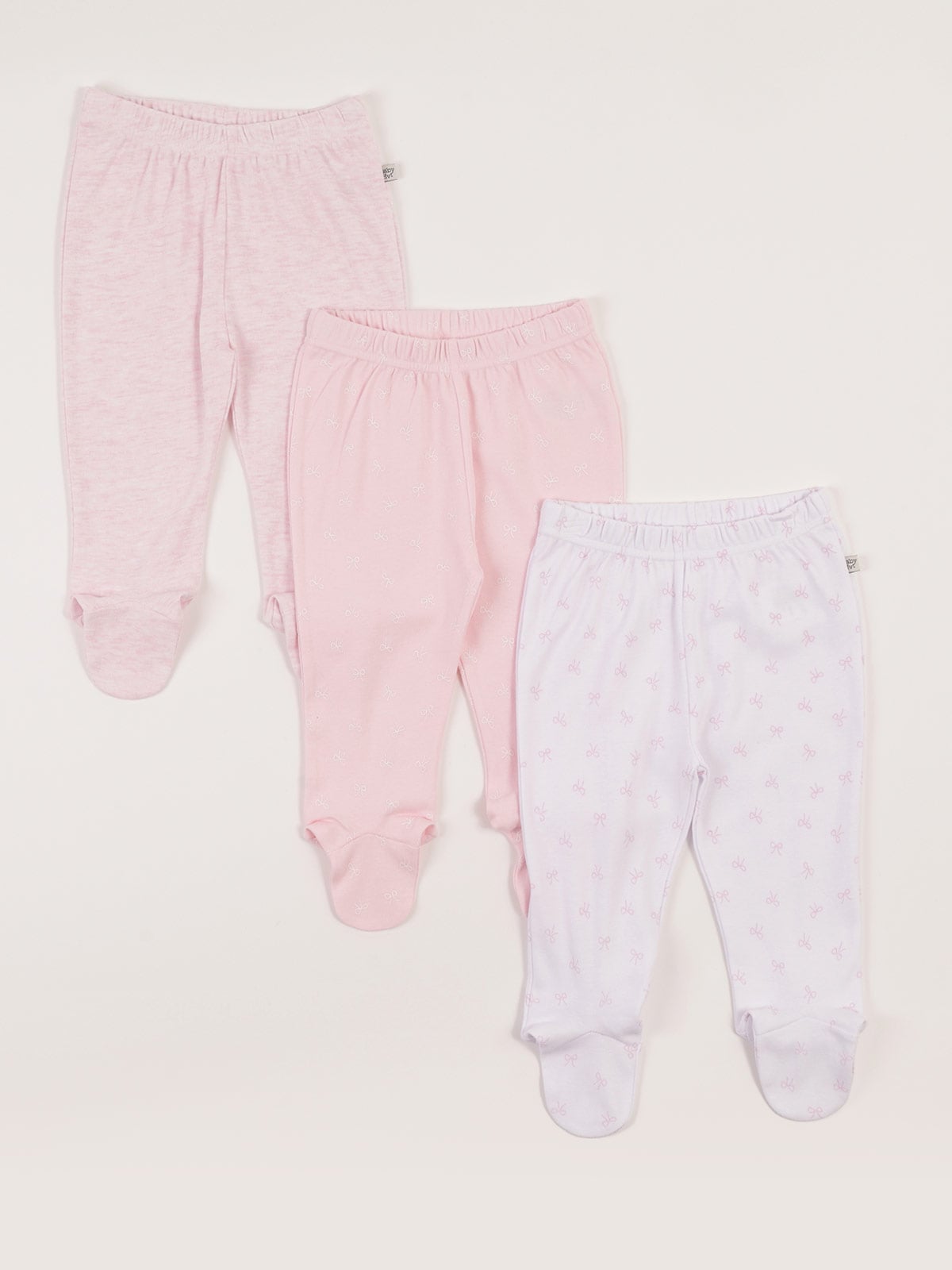 PACK X3 PANTALONES ALGODÓN BEBE NIÑA BABY HARVEST - 1