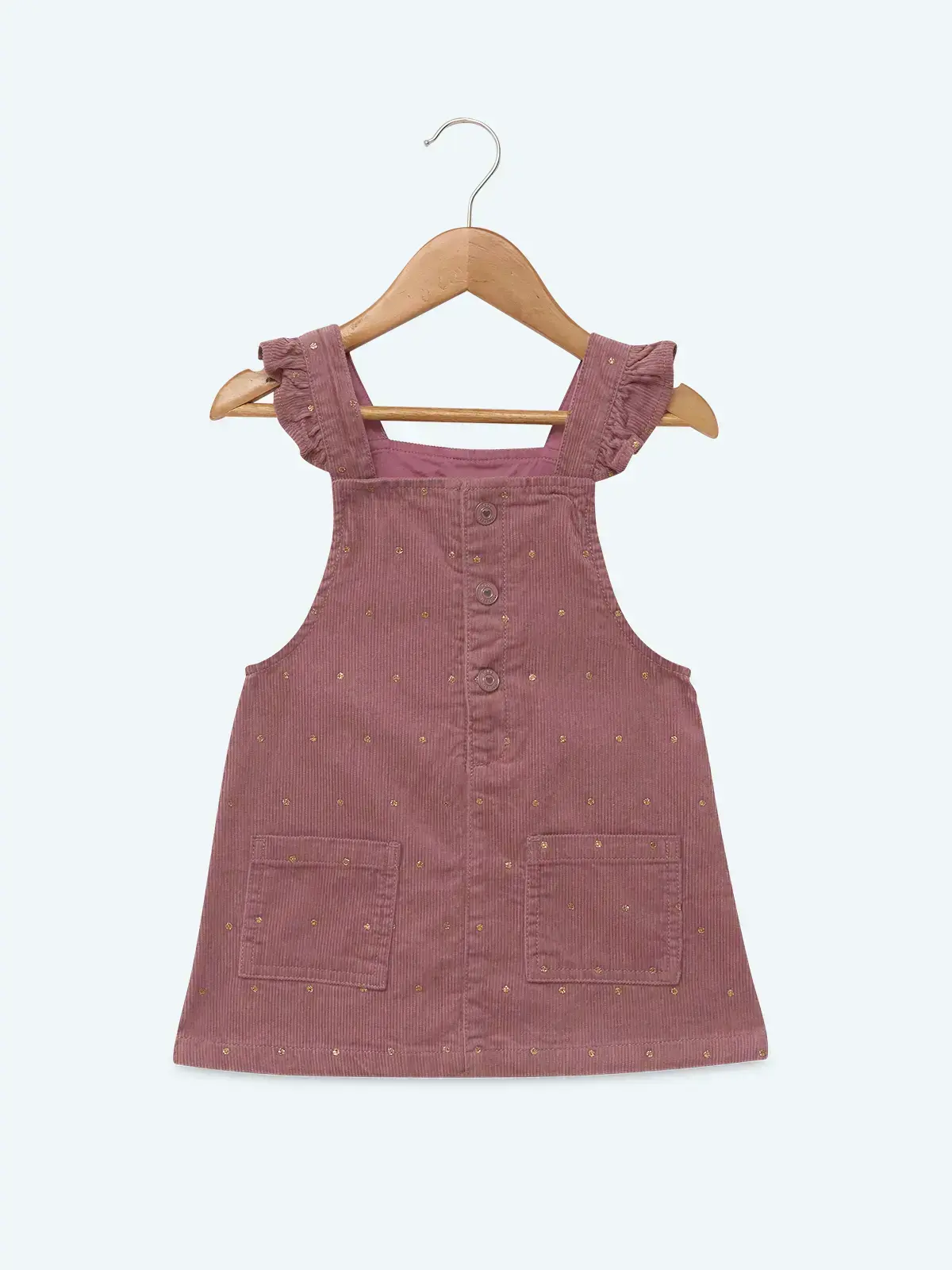 OVEROL CORTO ALGODÓN CORDUROY BEBE NIÑA BABY HARVEST - 1