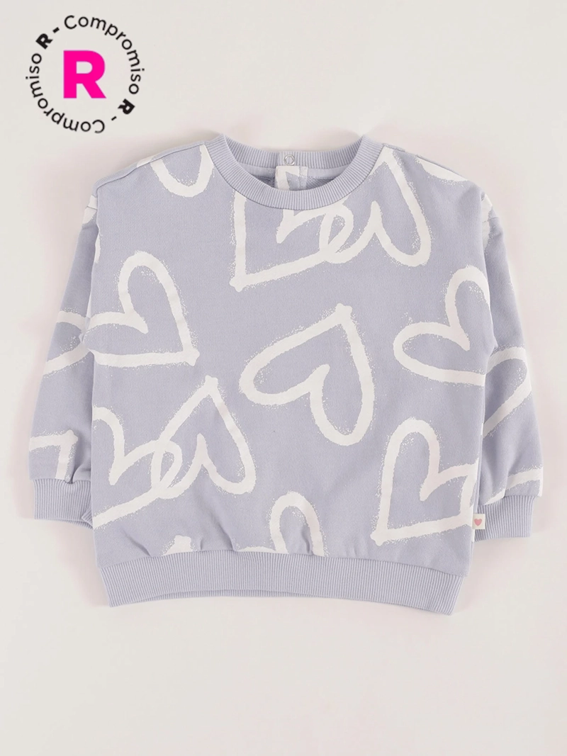 POLERA FRENCH TERRY BEBE NIÑA BABY HARVEST - 1