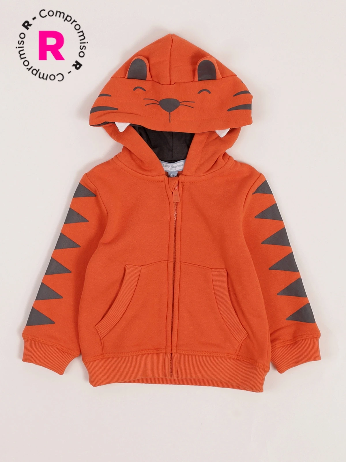 POLERA FRANELA CON CAPUCHA BEBE NIÑO BABY HARVEST - 1