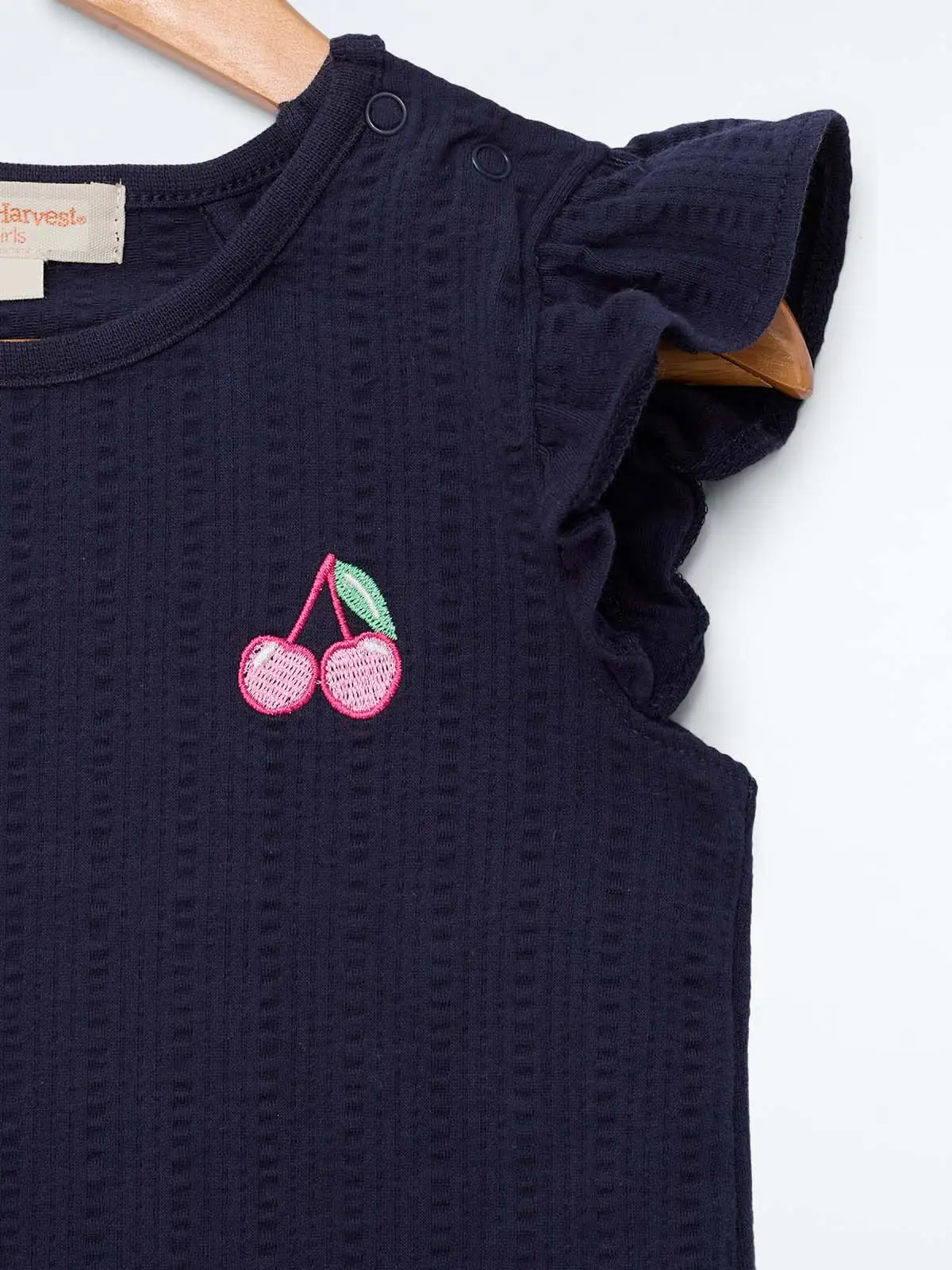 CONJUNTO TEXTURA POLO + SHORT BEBÉ NIÑA BABY HARVEST - 3