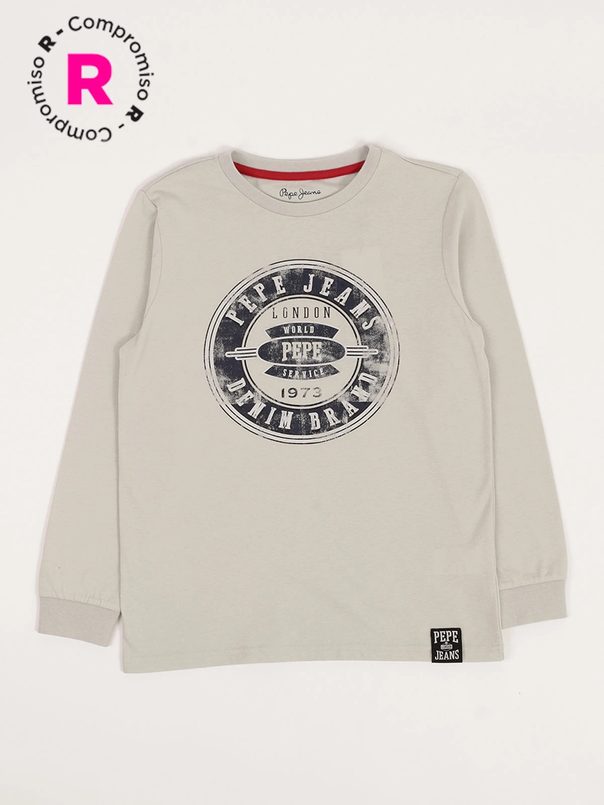 POLO CREW MANGA LARGA NIÑO PEPE JEANS - 1