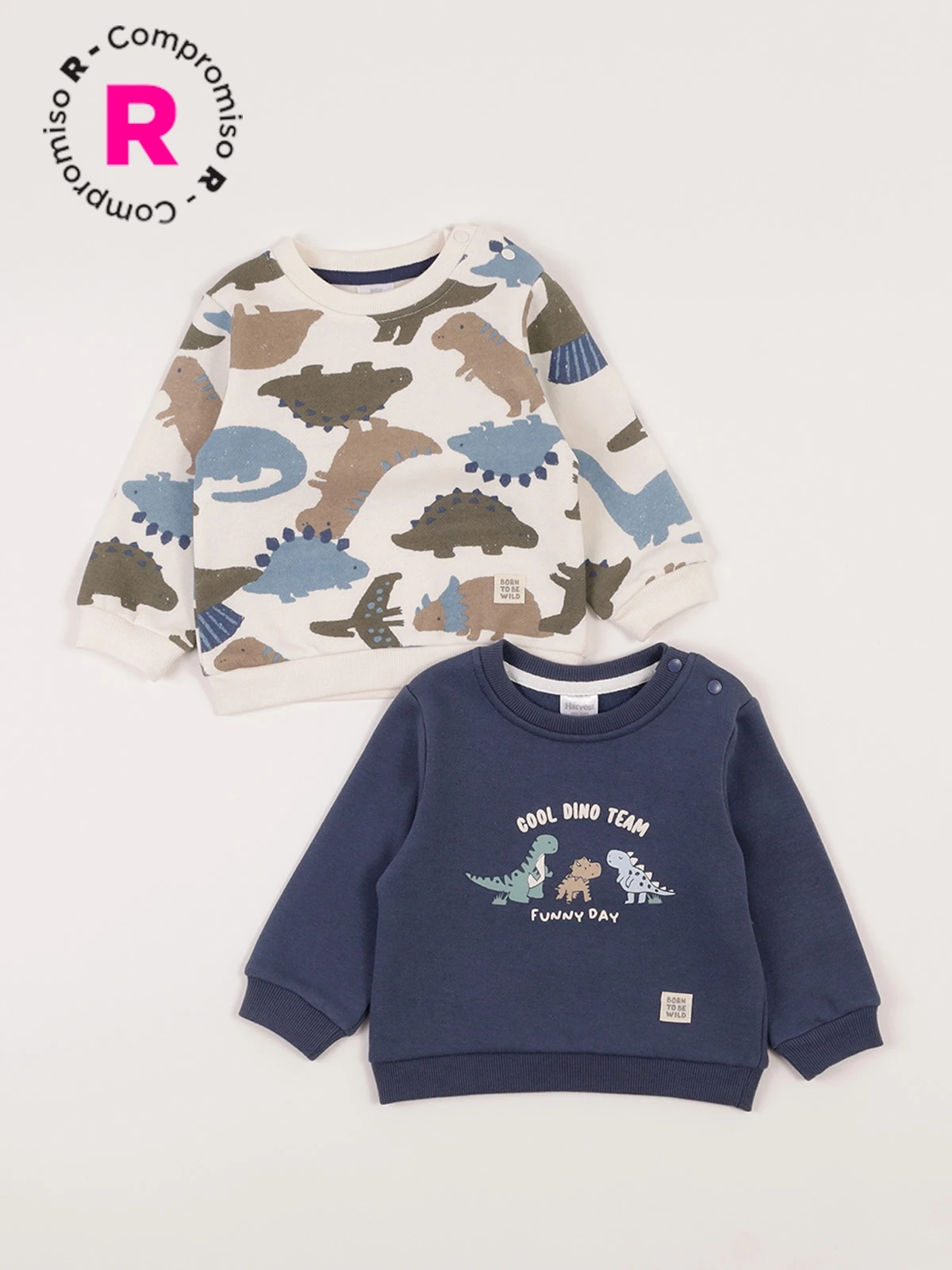 PACK X2 POLERAS BEBE NIÑO BABY HARVEST - 1