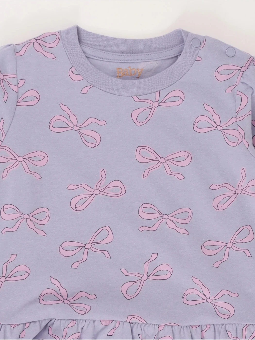 PIJAMA FULL PRINT LAZOS BEBE NIÑA BABY HARVEST - 3