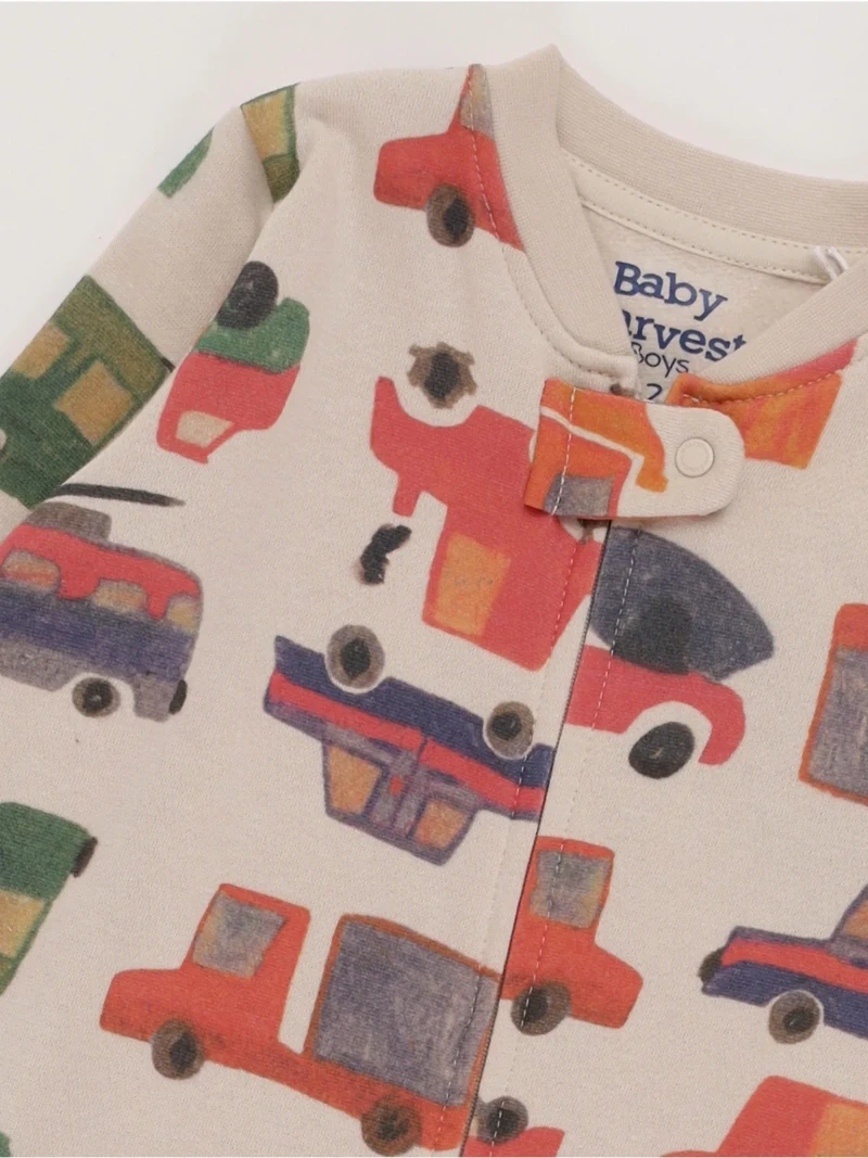 PIJAMA FRANELA CARROS BEBE NIÑO BABY HARVEST - 3
