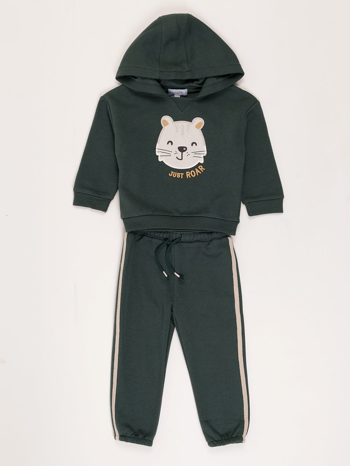 CONJUNTO PATCH POLERA CON CAPUCHA + BUZO BEBÉ NIÑO BABY HARVEST - 1