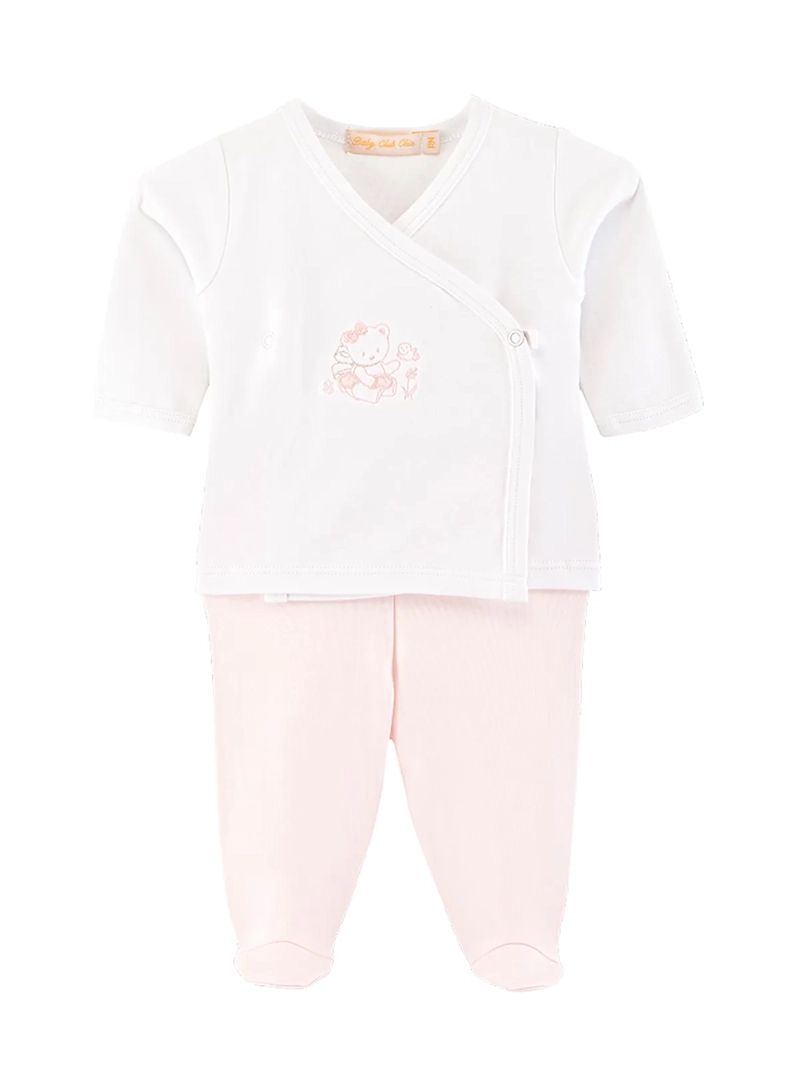 CONJUNTO ALGODÓN NIÑA BABY CLUB REORDEN - 1
