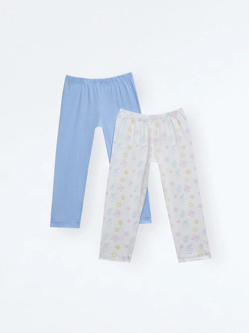 PACK X2 LEGGINGS BEBE NIÑA BABY HARVEST - 1
