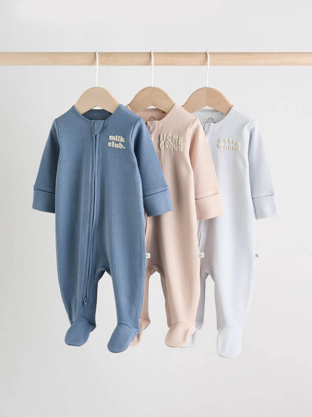 3 PACK PIJAMA MANGA LARGA BEBE NIÑO AA5963 NEXT - 1