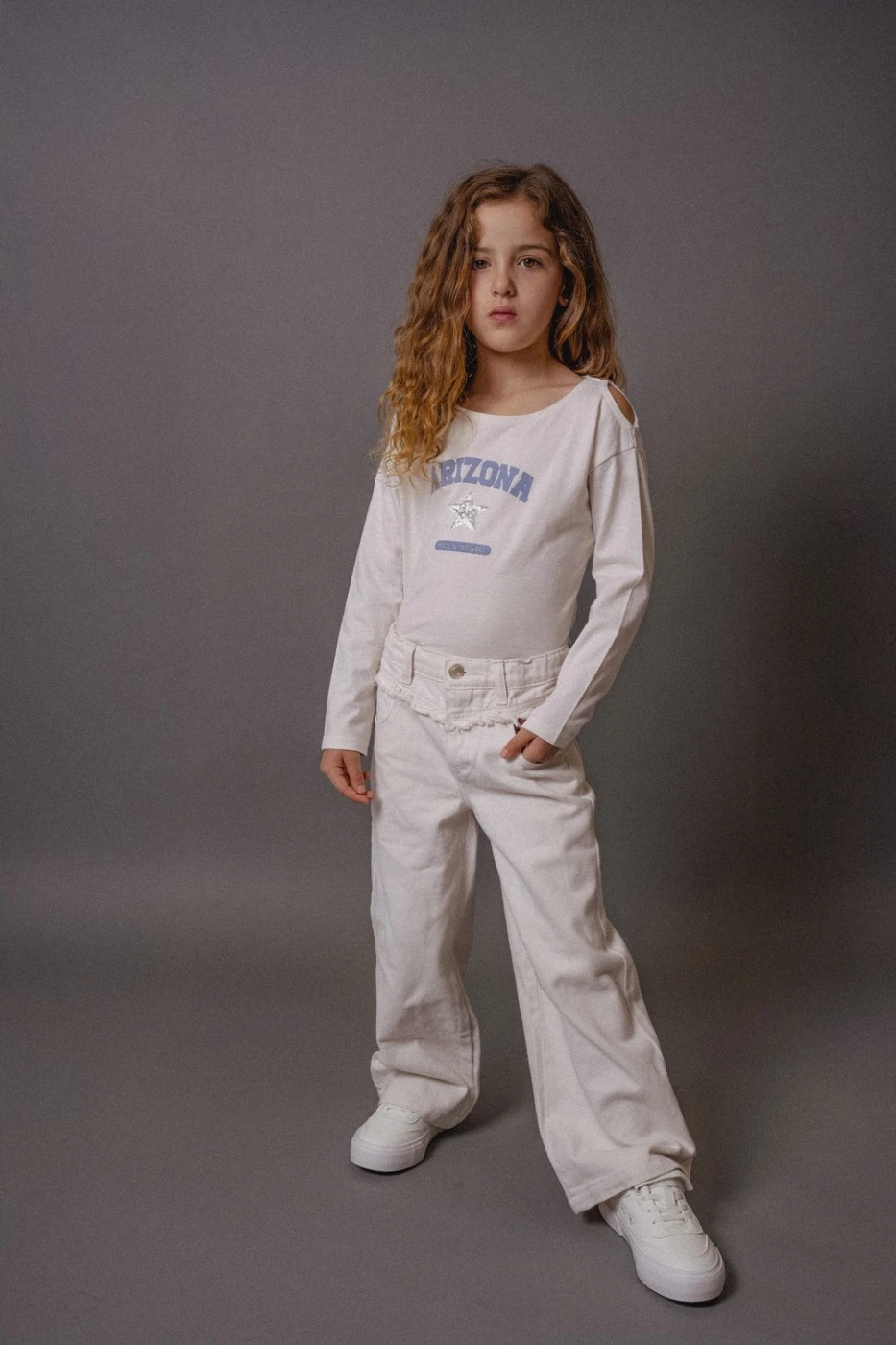 PANTALÓN ALGODÓN NIÑA COLLOKY PTGB0675 - 2