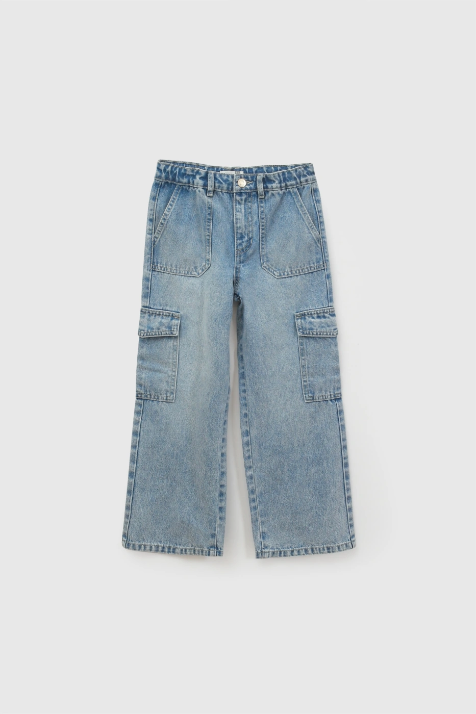 JEANS CARGO RECTO NIÑA COLLOKY - 1
