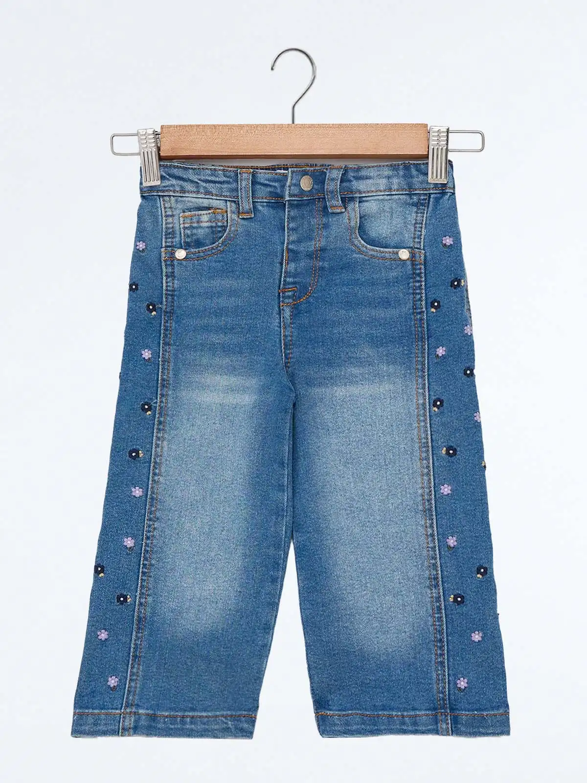JEAN ROUGE FLORES BEBE NIÑA BABY HARVEST - 1