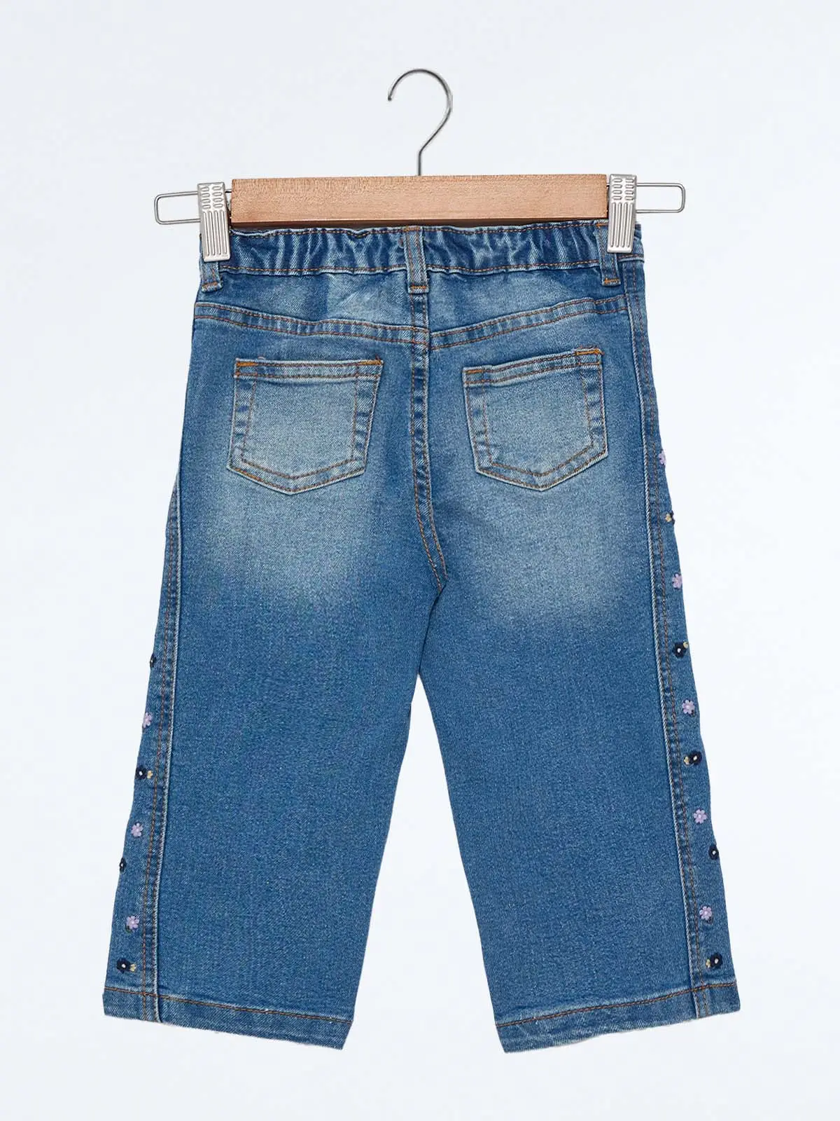 JEAN ROUGE FLORES BEBE NIÑA BABY HARVEST - 2